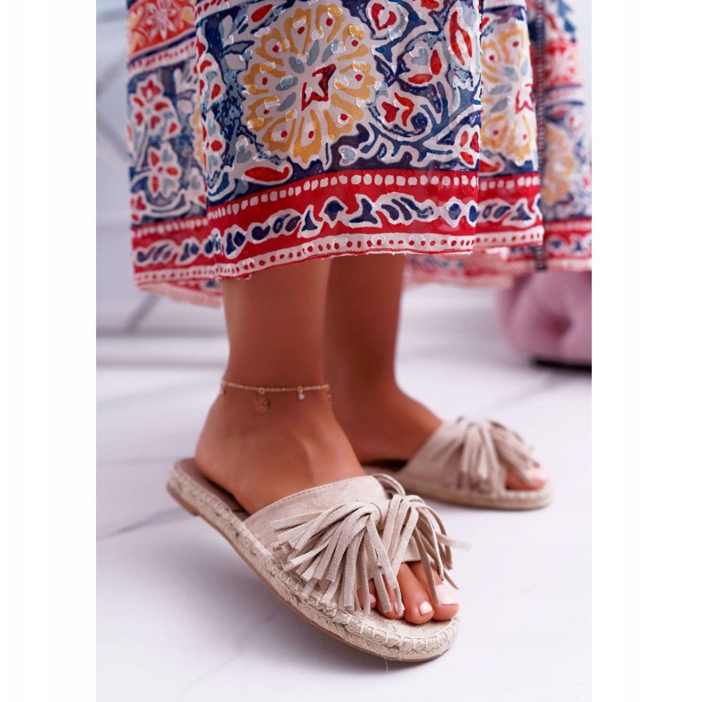 Papuci femei Beho Boho Vices 8458 bej 1