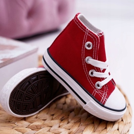 FRROCK Adidași clasici pentru copii roșii Filemon roșu 2