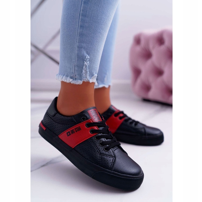 Adidași pentru femei Big Star Black EE274339 negru 1