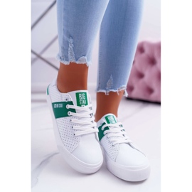 Adidași pentru femei Big Star White EE274336 alb 2