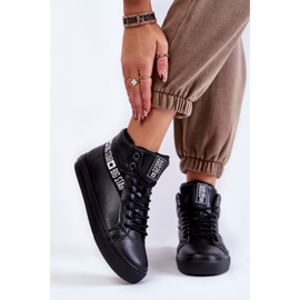 Adidași pentru femei Big Star High Black EE274355 negru 1