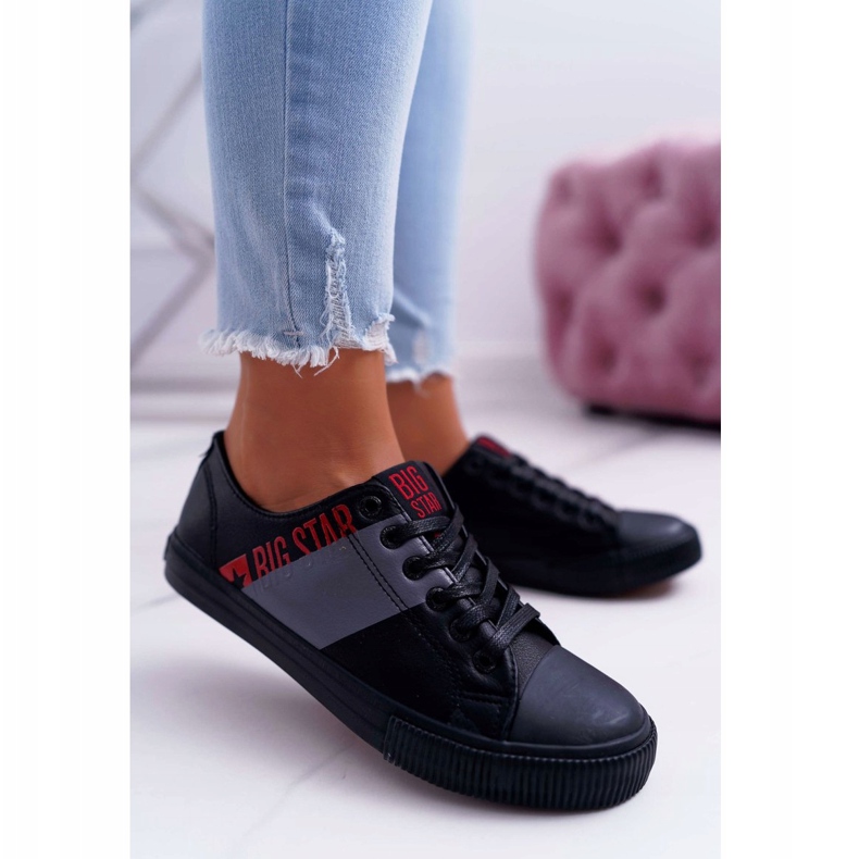 Adidași pentru femei Big Star Black EE274090 negru 1