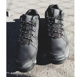 Încălțăminte de trekking pentru bărbați Big Star High Outdoor Black EE174465 negru 1