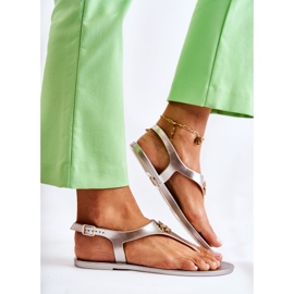 HV Sandale de dama Golden Sonner de aur 1