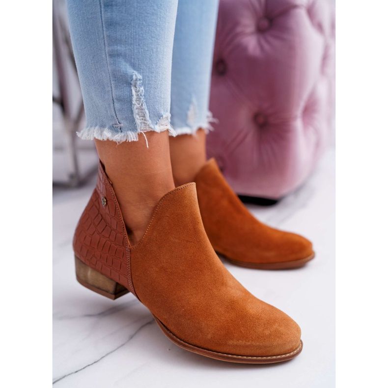 Cizme plate pentru femei Maciejka Toamnă Piele Roșu 04091-29 maro 1 Cizme plate pentru femei Maciejka Toamnă Piele Roșu 04091-29 maro 1