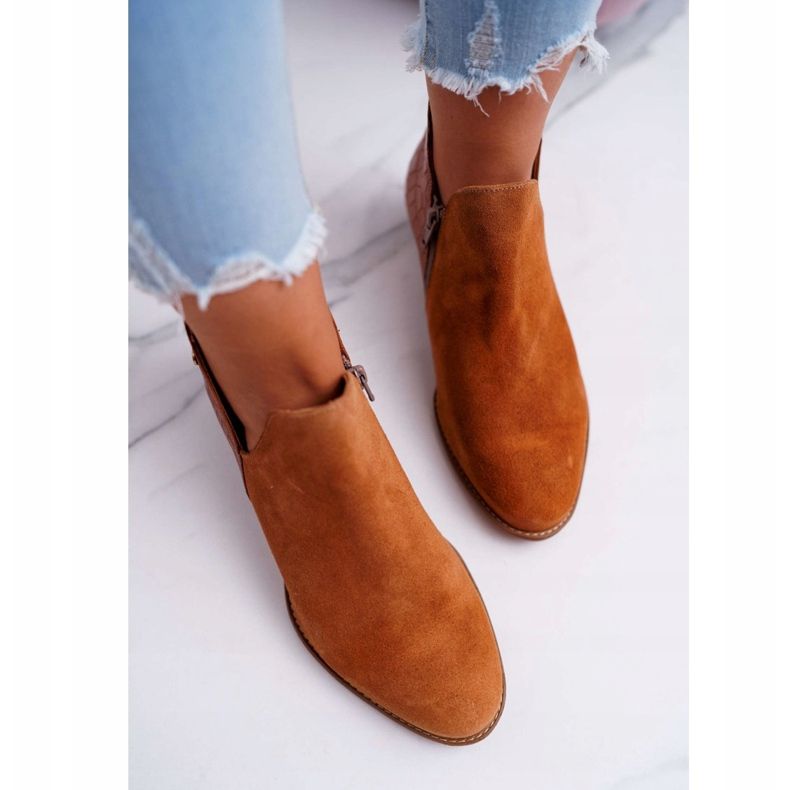 Cizme plate pentru femei Maciejka Toamnă Piele Roșu 04091-29 maro 2 Cizme plate pentru femei Maciejka Toamnă Piele Roșu 04091-29 maro 2