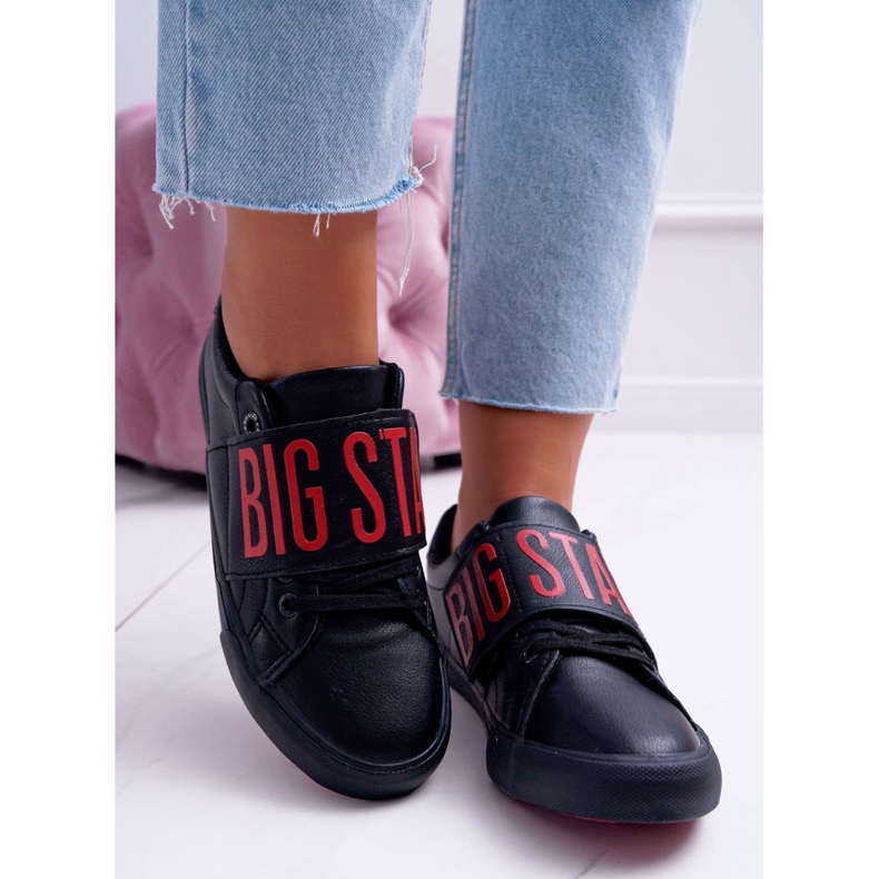 Adidași pentru femei Big Star Black EE274037 negru 1