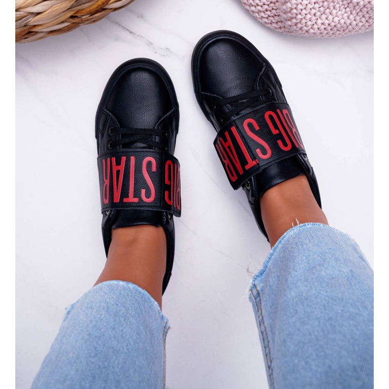 Adidași pentru femei Big Star Black EE274037 negru 2
