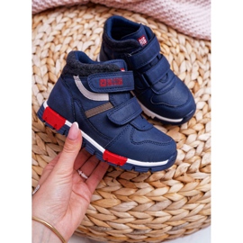 Încălțăminte pentru copii Băieți Adidași Big Star Navy Blue EE374065 albastru marin 1