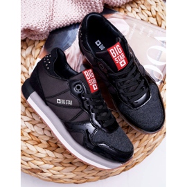 Încălțăminte sport pentru femei Big Star Black EE274721 negru 1
