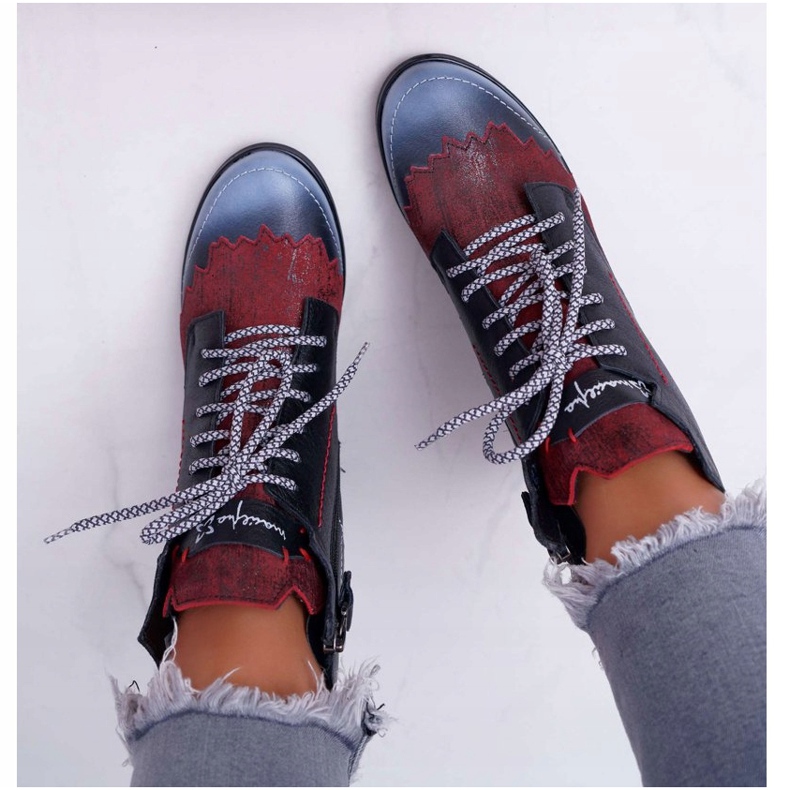 Cizme pentru femei din piele Maciejka negru 03190 multicolor 2 Cizme pentru femei din piele Maciejka negru 03190 multicolor 2