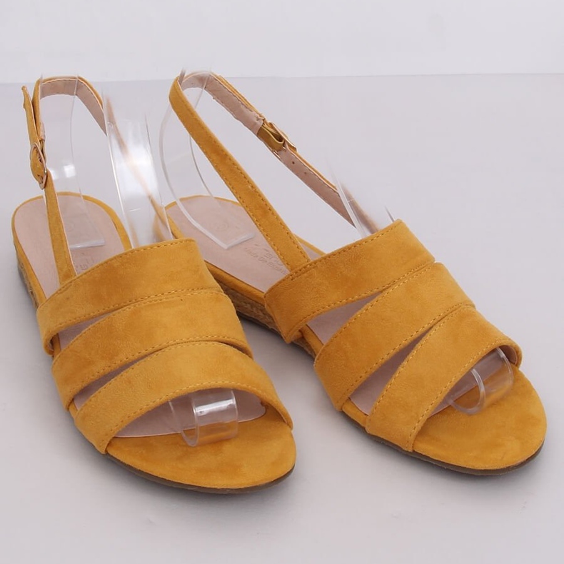 Sandale espadrile miere 9291 Amarillo galben 1