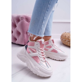 Încălțăminte sport pentru femei Pink Warm Midrow roz 1 Încălțăminte sport pentru femei Pink Warm Midrow roz 1