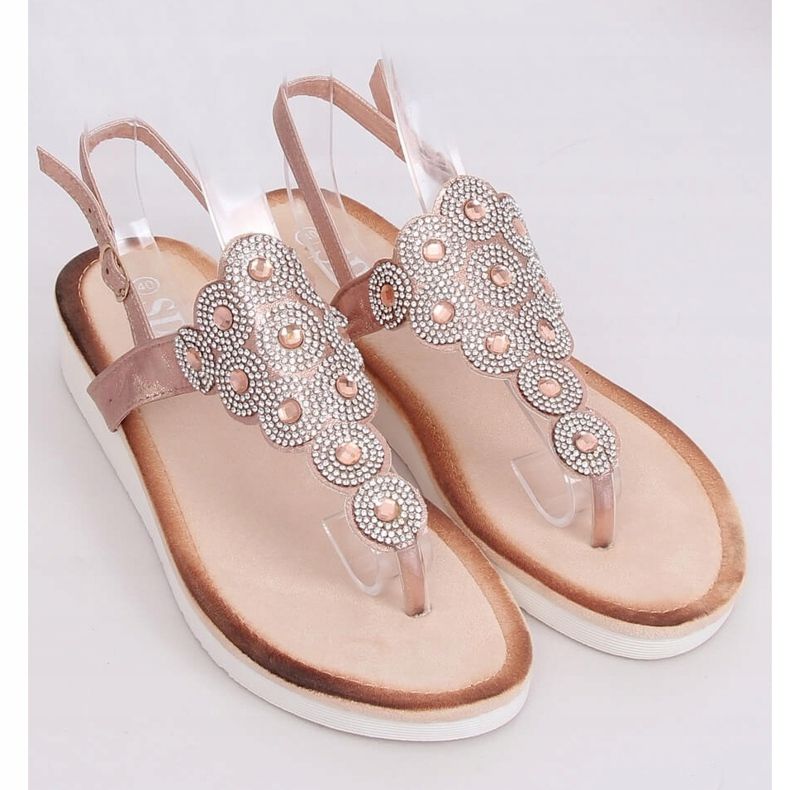 Sandale de șampanie 7887-PL Șampanie negru 1