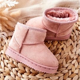 Cizme de zăpadă pentru copii pentru copii Warm Pink Gooby roz roz 2