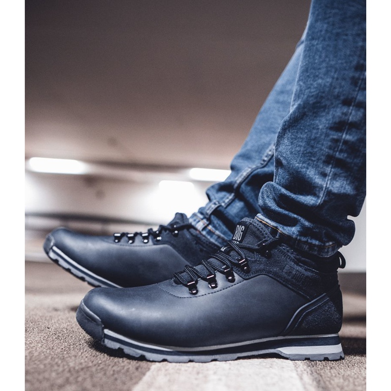 Încălțăminte de trekking pentru bărbați Big Star Navy Blue EE174443 albastru marin 2