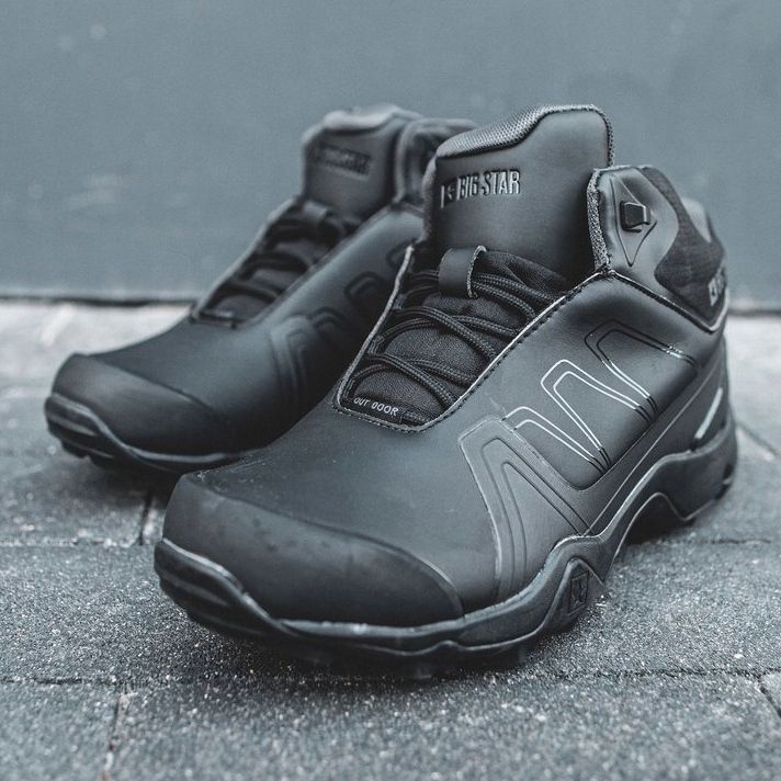 Cizme Trekker pentru bărbați Big Star Black EE174458 negru 1