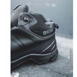 Cizme Trekker pentru bărbați Big Star Black EE174458 negru 2