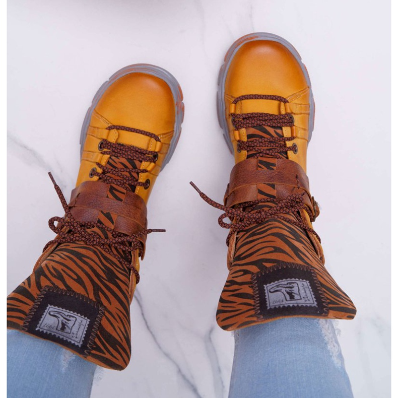 Cizme de damă Piele Maciejka Galben 04218 maro 2 Cizme de damă Piele Maciejka Galben 04218 maro 2