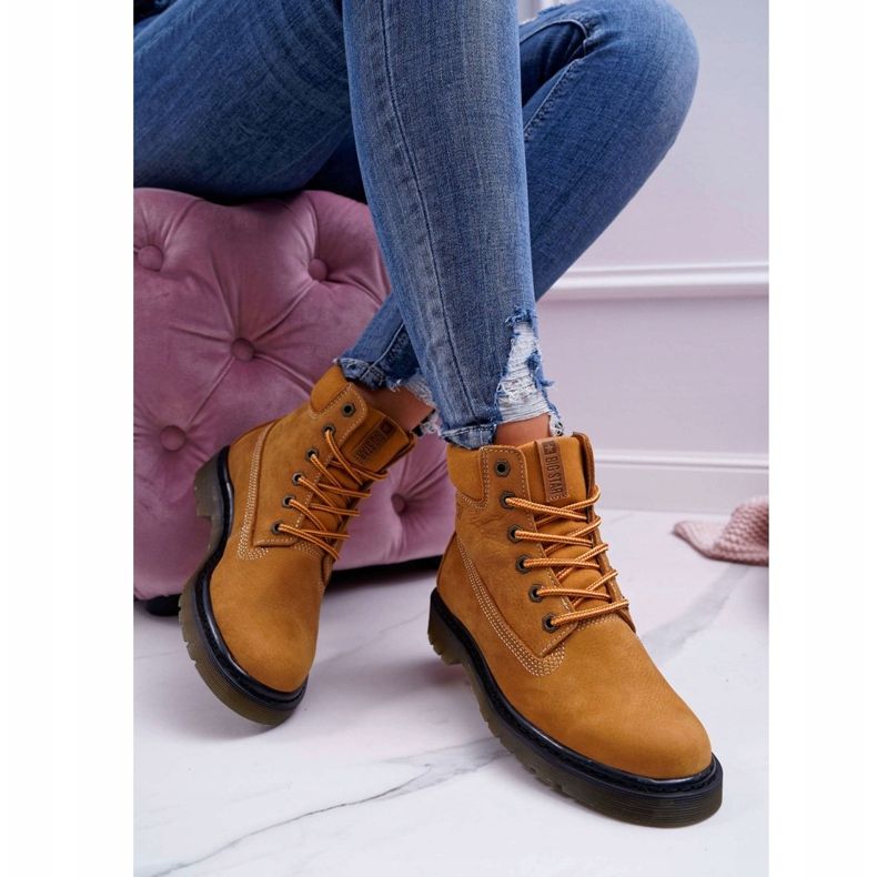 Cizme pentru femei Trappers Big Star Camel EE274013 maro 1 Cizme pentru femei Trappers Big Star Camel EE274013 maro 1