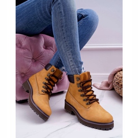 Cizme pentru femei Trappers Big Star Camel EE274035 maro 2