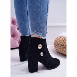 S.Barski Cizme de damă din piele de damă pe toc negru Barski 73-2 2 S.Barski Cizme de damă din piele de damă pe toc negru Barski 73-2 2