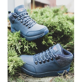 Încălțăminte de trekking pentru bărbați Cross Jeans Blue Navy EE1R4115C albastru marin 1