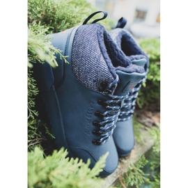 Încălțăminte de trekking pentru bărbați Cross Jeans Blue Navy EE1R4115C albastru marin 2