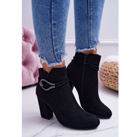 Cizme de damă pe toc înalt Piele de căprioară Tola S.Barski negru 2 Cizme de damă pe toc înalt Piele de căprioară Tola S.Barski negru 2