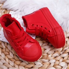 FRROCK Adidași pentru copii High Warm Red Filemon roșu 2 FRROCK Adidași pentru copii High Warm Red Filemon roșu 2