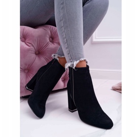 FE1 Cizme de damă pe toc înalt Negru Domeno 2 FE1 Cizme de damă pe toc înalt Negru Domeno 2