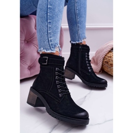 Cizme de damă Sergio Leone Negru BT705 1