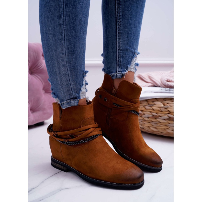 Vinceza Cizme din piele de căprioară pentru femei Hidden Wedge Camel Mirley maro 2 Vinceza Cizme din piele de căprioară pentru femei Hidden Wedge Camel Mirley maro 2