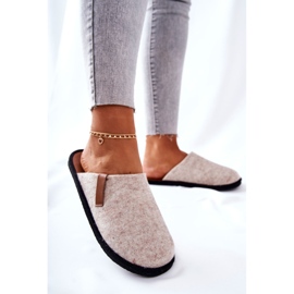Papuci de casă pentru femei Big Star Beige D267862A bej 1
