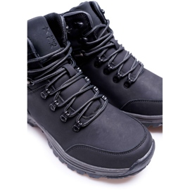 EVE Pantofi de trekking negri calzi pentru bărbați Derex negru 2