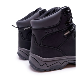 EVE Pantofi de trekking negri calzi pentru bărbați Derex negru 1