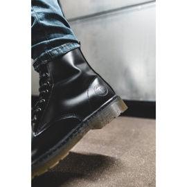 Cizme de drumeție pentru bărbați Piele Big Star Black EE174268 negru 2