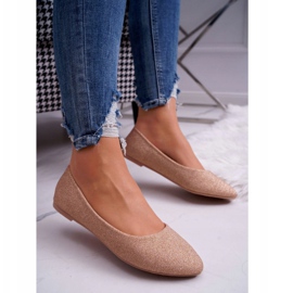 PS1 Balerini pentru femei Glitter Rose Gold Fifi de aur 1