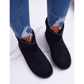 FRJ Cizme de zăpadă calde Borneo negre pentru femei negru 2