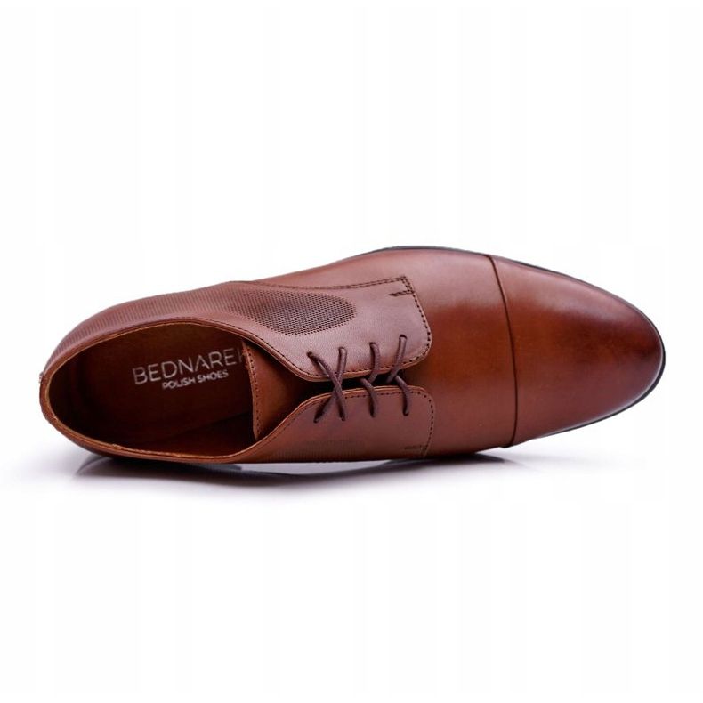 Pantofi bărbați din piele elegantă Bednarek Brown Dawidos maro 1 Pantofi bărbați din piele elegantă Bednarek Brown Dawidos maro 1