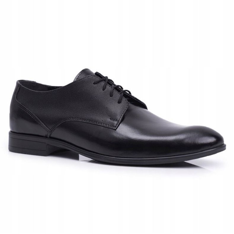 Bednarek Polish Shoes Pantofi bărbați Elegant din piele Bednarek negru Jantar 1