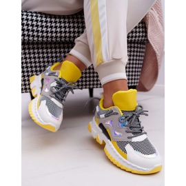 SEA Pantofi sport pentru femei Inserții colorate de culoare galbenă multicolor 2