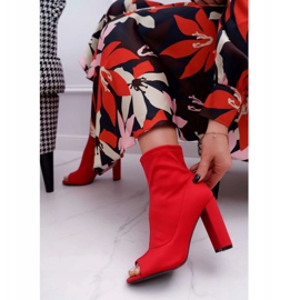 PS1 Cizme de damă Lycra Degete deschise Roșu În primul rând roşu 1