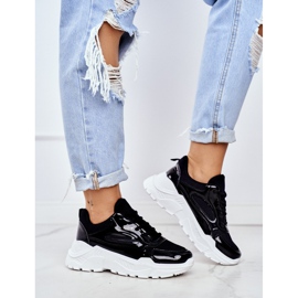 BUGO Încălțăminte sport de damă lacuit negru Wenson 1