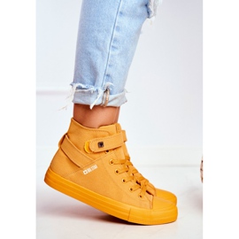 Adidași pentru femei Big Star Yellow FF274581 galben 2