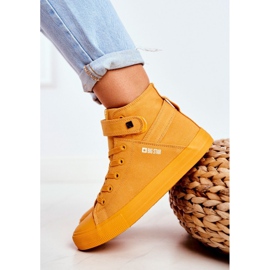 Adidași pentru femei Big Star Yellow FF274581 galben 1