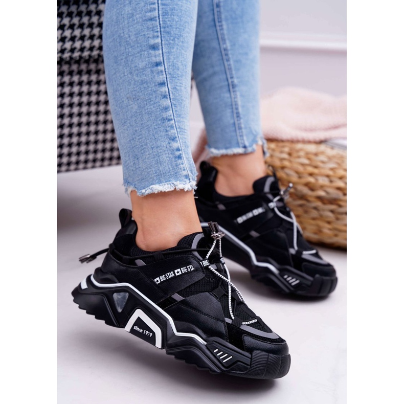 Încălțăminte sport pentru femei Big Star de Daniel Lopez Negru FF274A541 1