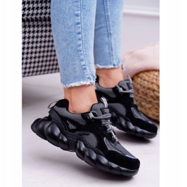 Pantofi sport pentru femei Big Star by Daniel Lopez Negru Gri FF274A553 1