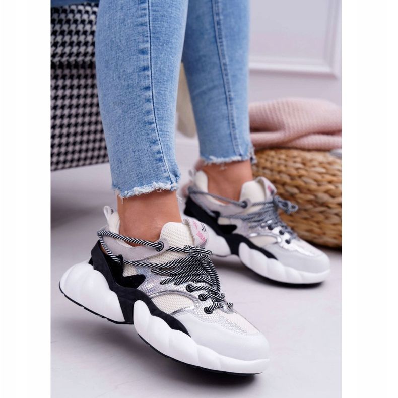 Pantofi sport pentru femei Big Star de Daniel Lopez White FF274A546 alb 1