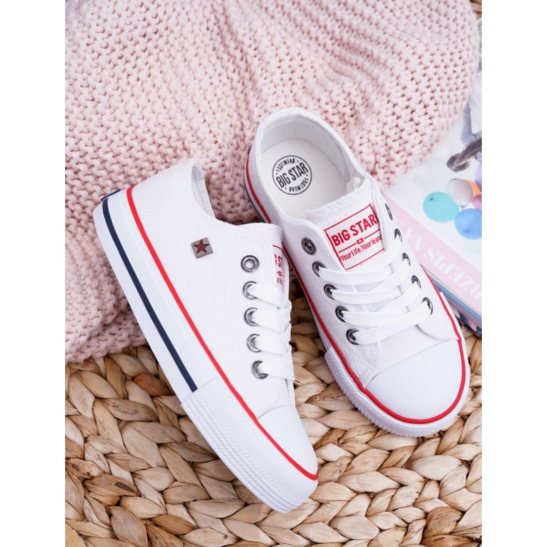 Adidași pentru copii Big Star White FF374200 alb 2